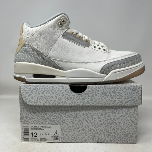 Jordan 3 Retro Craft Ivory Used