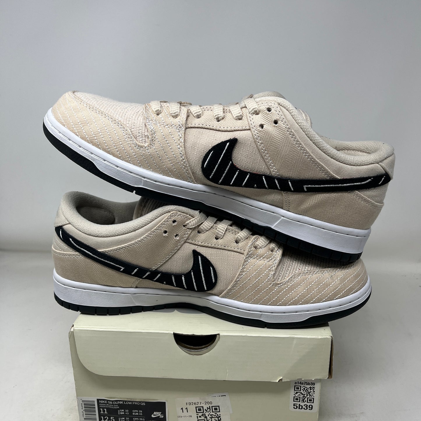 Nike SB Dunk Low Albino & Preto