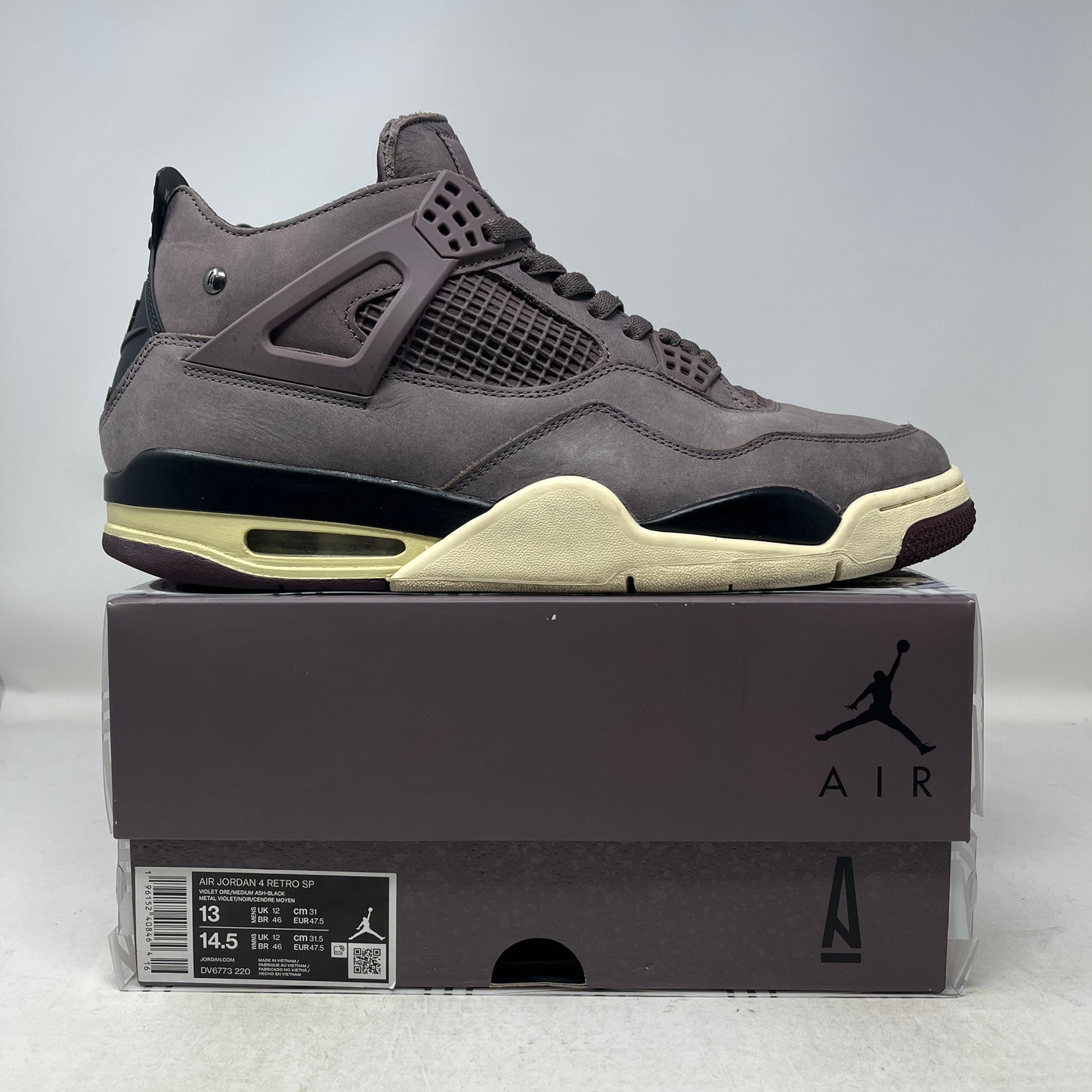 Jordan 4 Retro SP A Ma Maniére Violet Ore Used