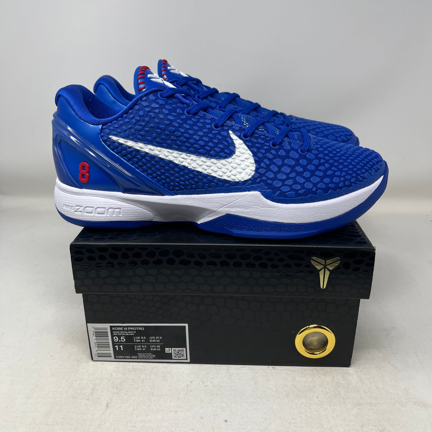 Nike Kobe 6 Protro Dodgers Used