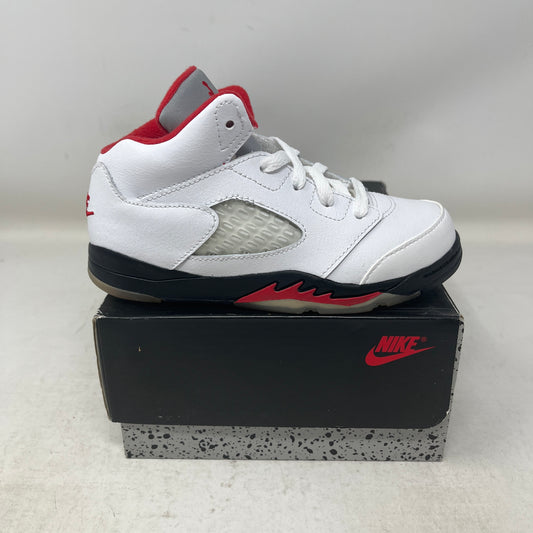 Jordan 5 Retro Fire Red Silver Tongue (2020) (TD)