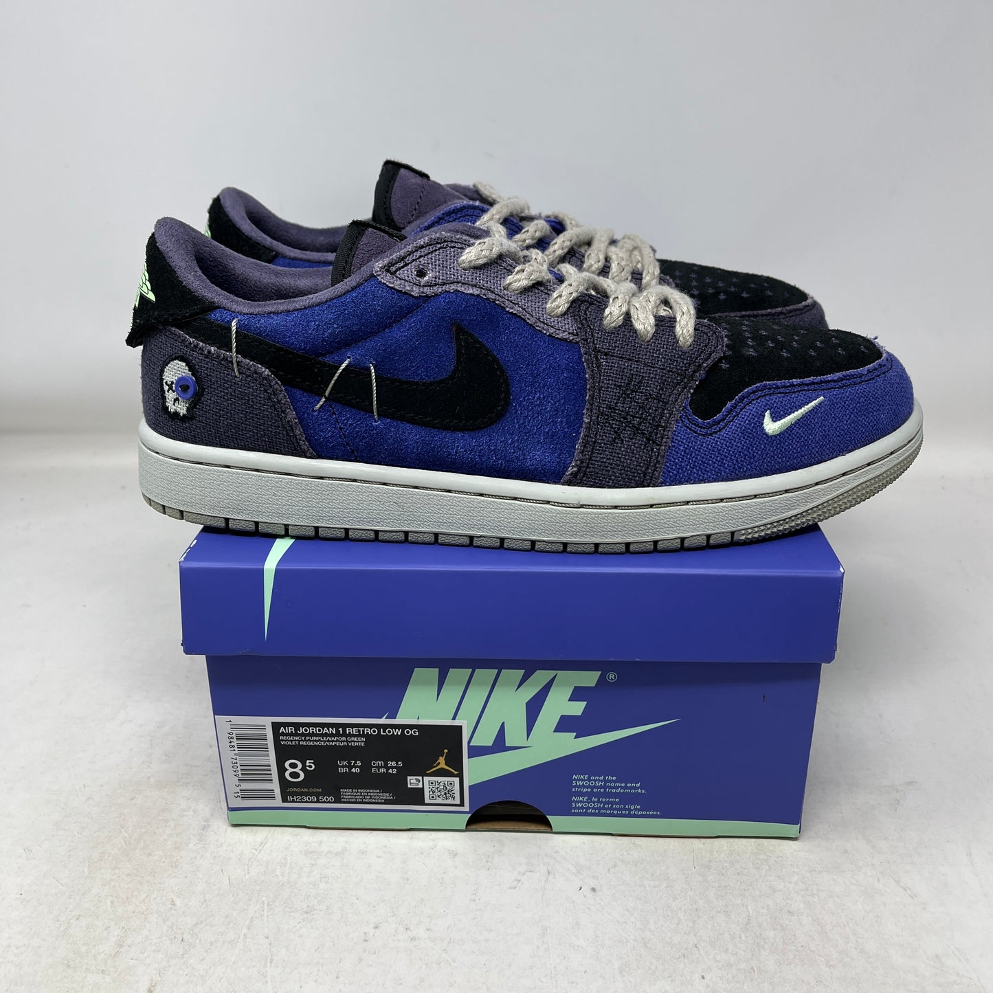 Jordan 1 Retro Low OG Zion Williamson Voodoo Alternate Used