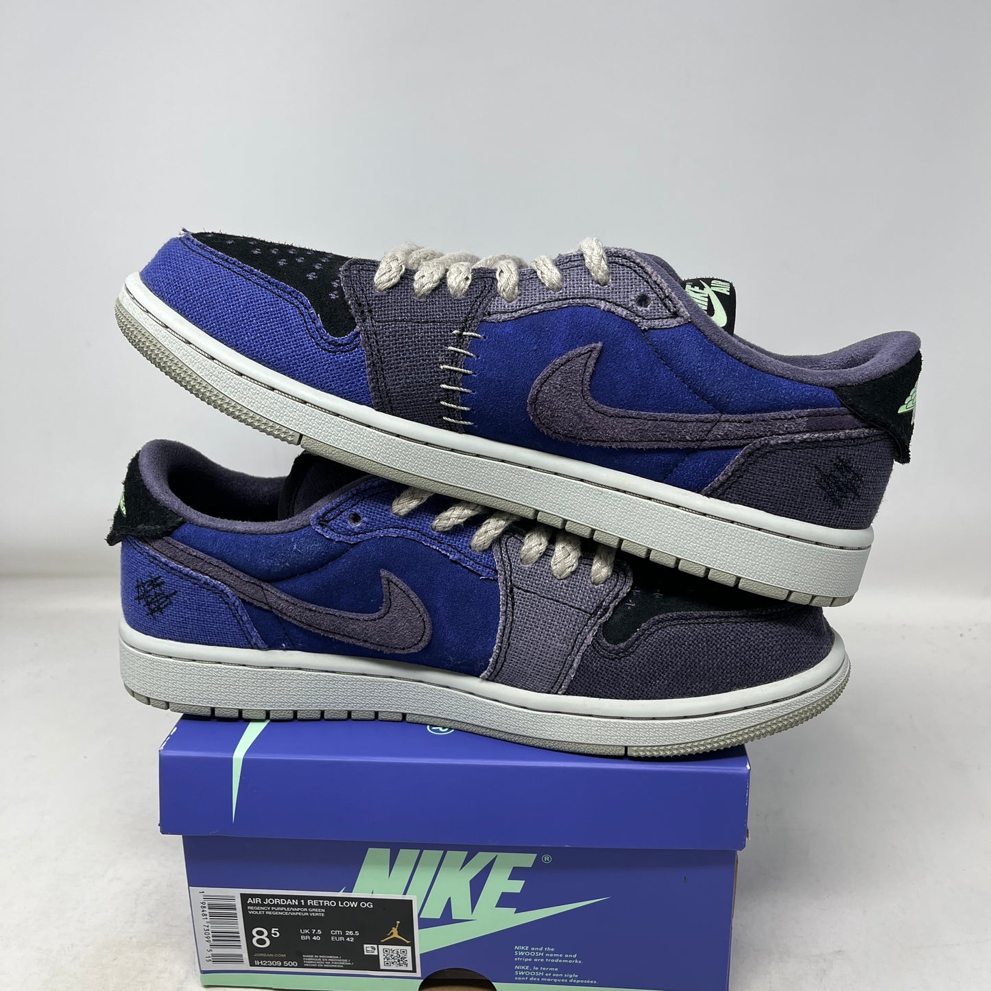 Jordan 1 Retro Low OG Zion Williamson Voodoo Alternate Used