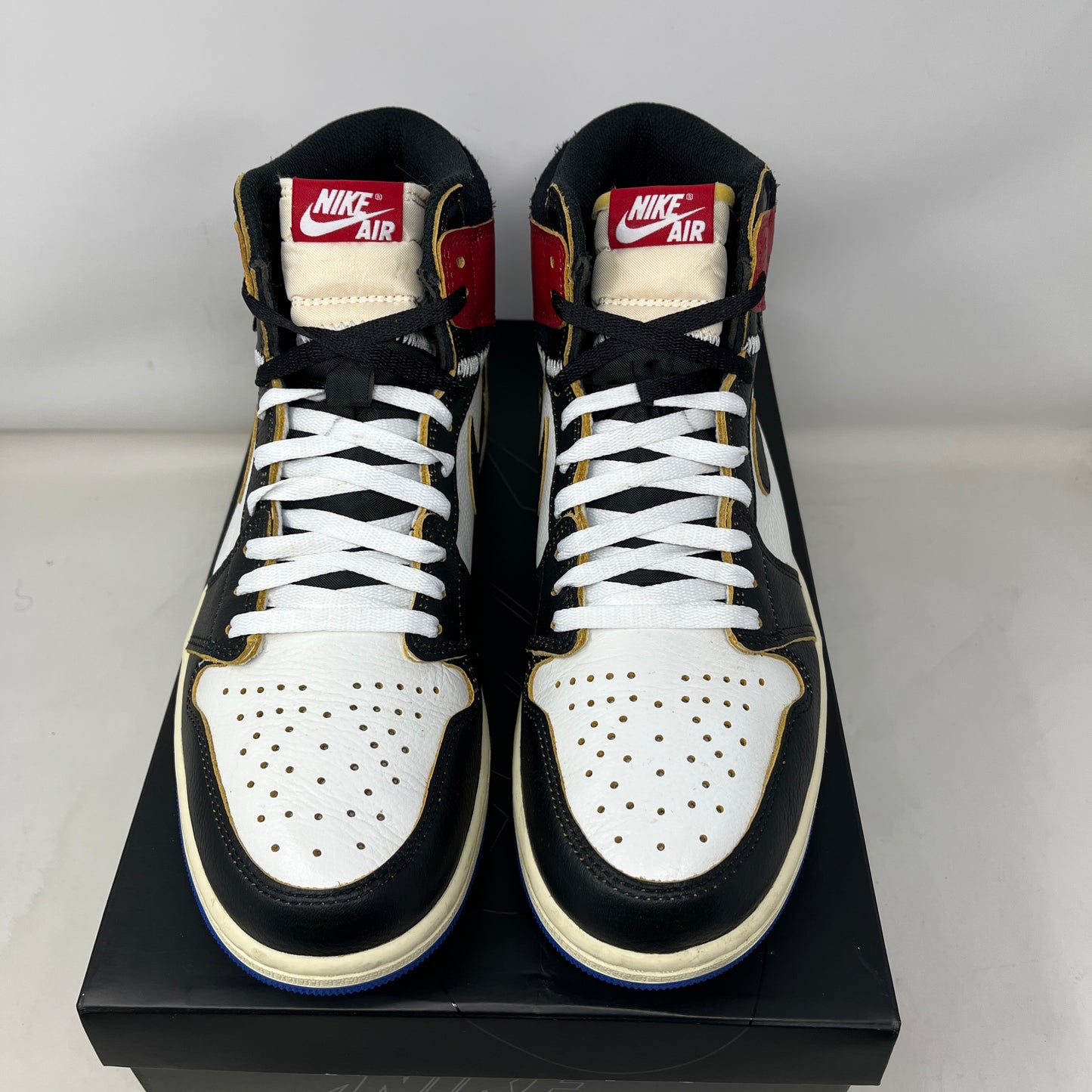 Jordan 1 Retro High OG SP Fragment x Union LA Varsity Red Sport Royal Used