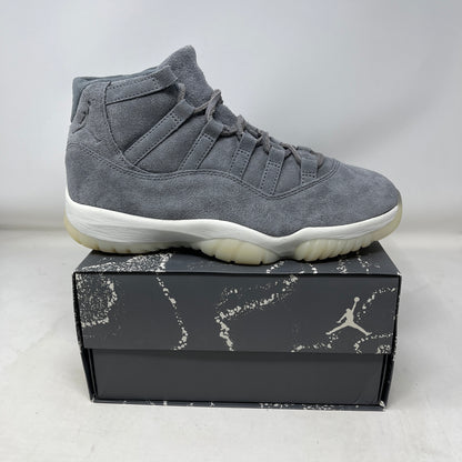 Jordan 11 Retro Pinnacle Grey Suede