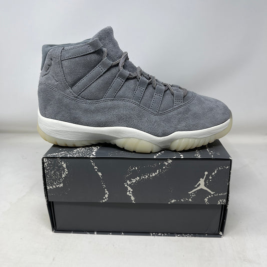 Jordan 11 Retro Pinnacle Grey Suede