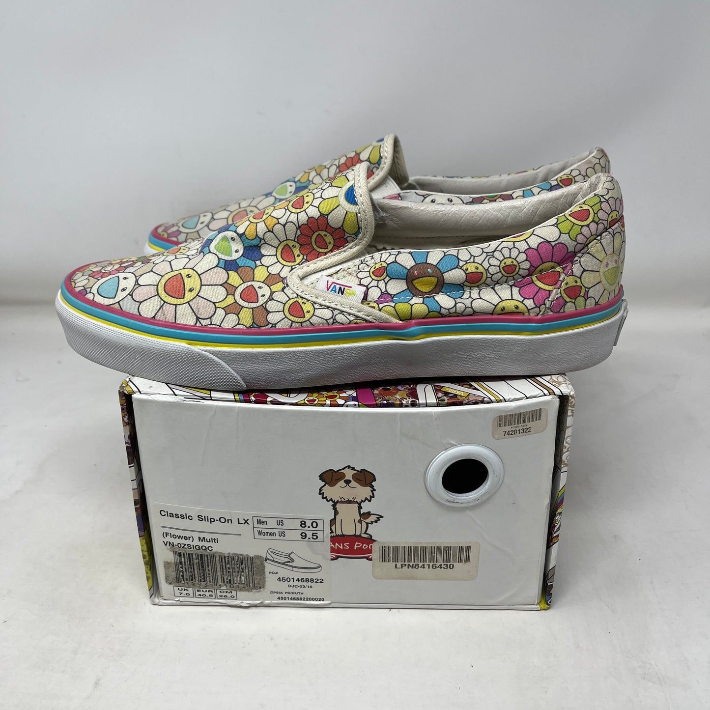 Vans Slip-On LX Murakami Multi-Color Flower Used