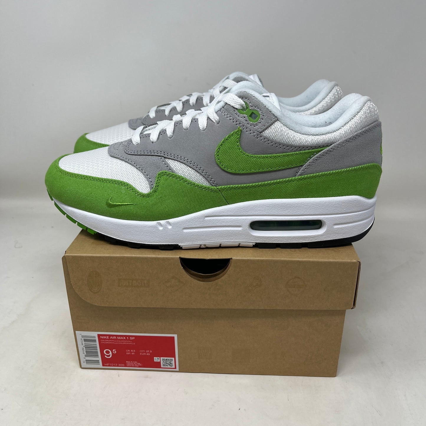 Nike Air Max 1 Patta 20th Anniversary Chlorophyll Used