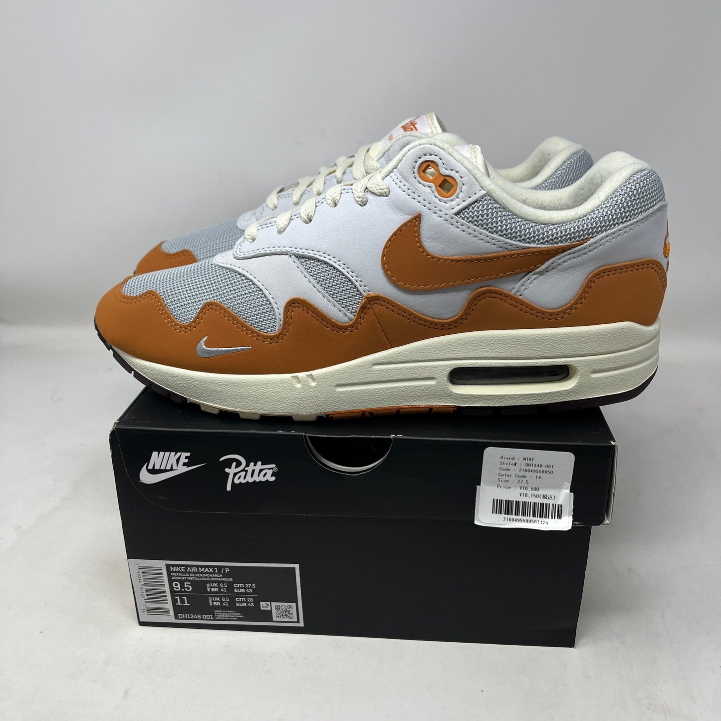 Nike Air Max 1 Patta Waves Monarch Used