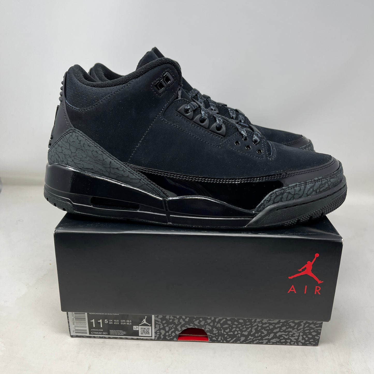Jordan 3 Retro Black Cat (2025) Used