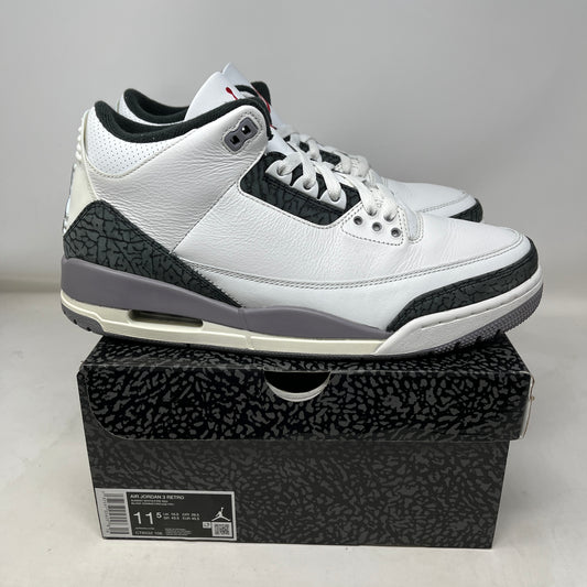 Jordan 3 Retro Cement Grey Used