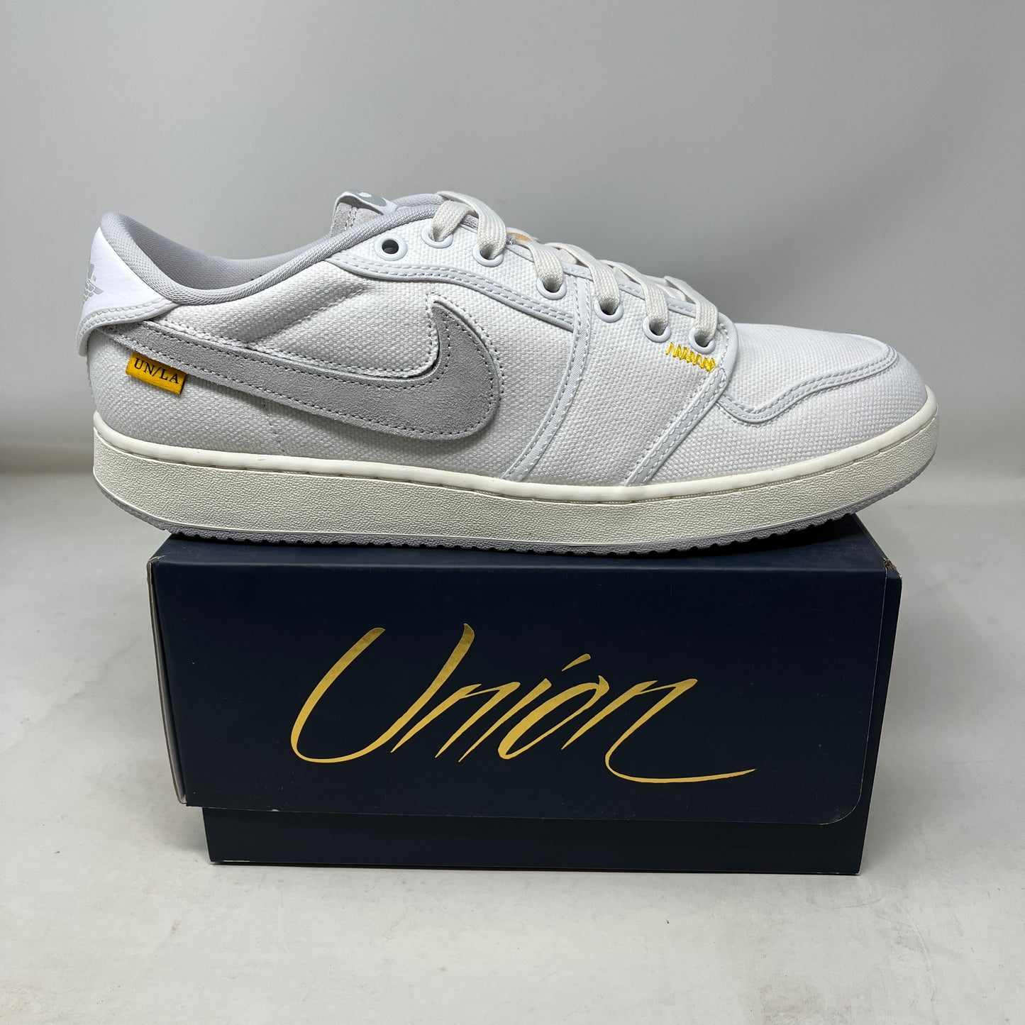 Jordan 1 Retro AJKO Low SP Union White Canvas
