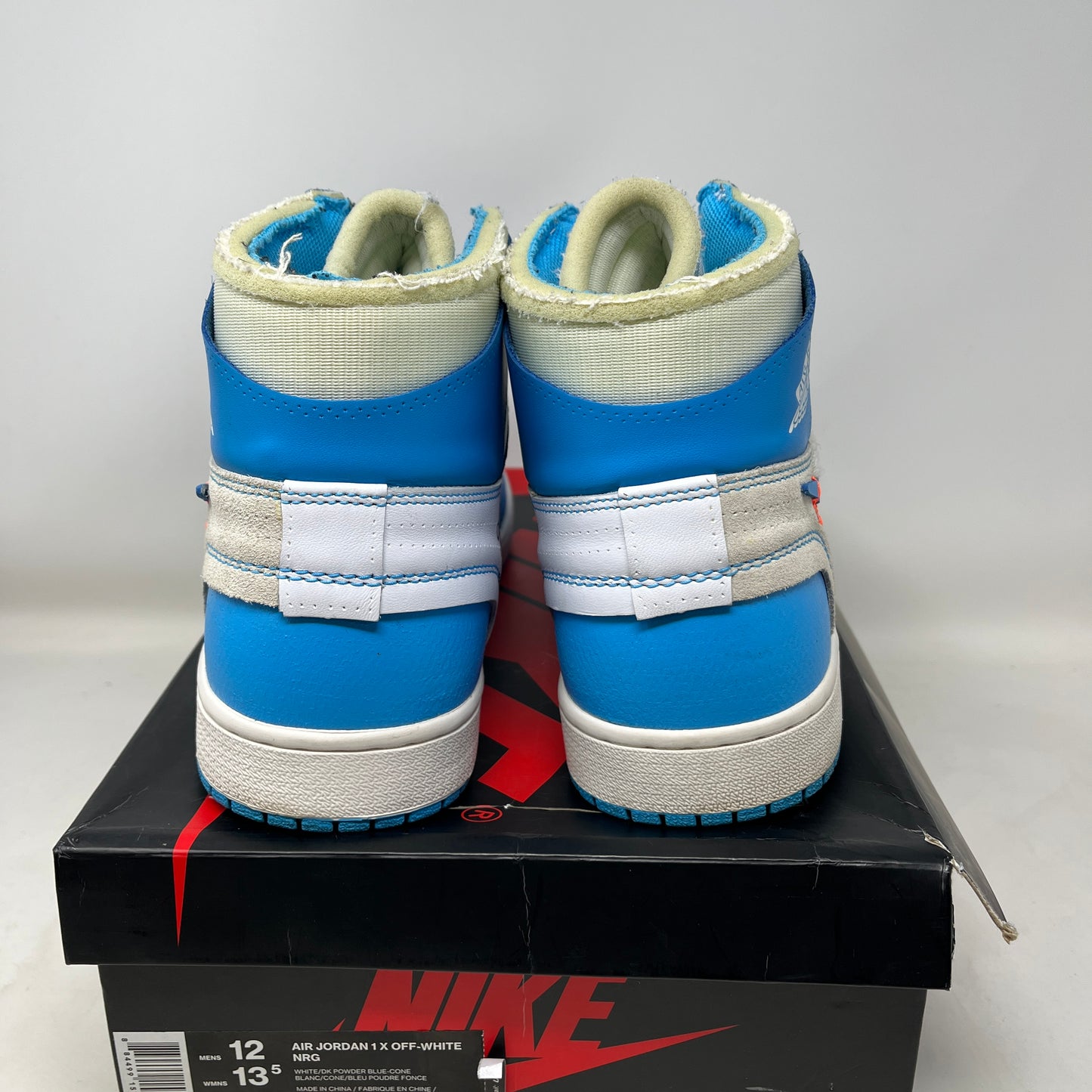 Jordan 1 Retro High Off-White University Blue Used