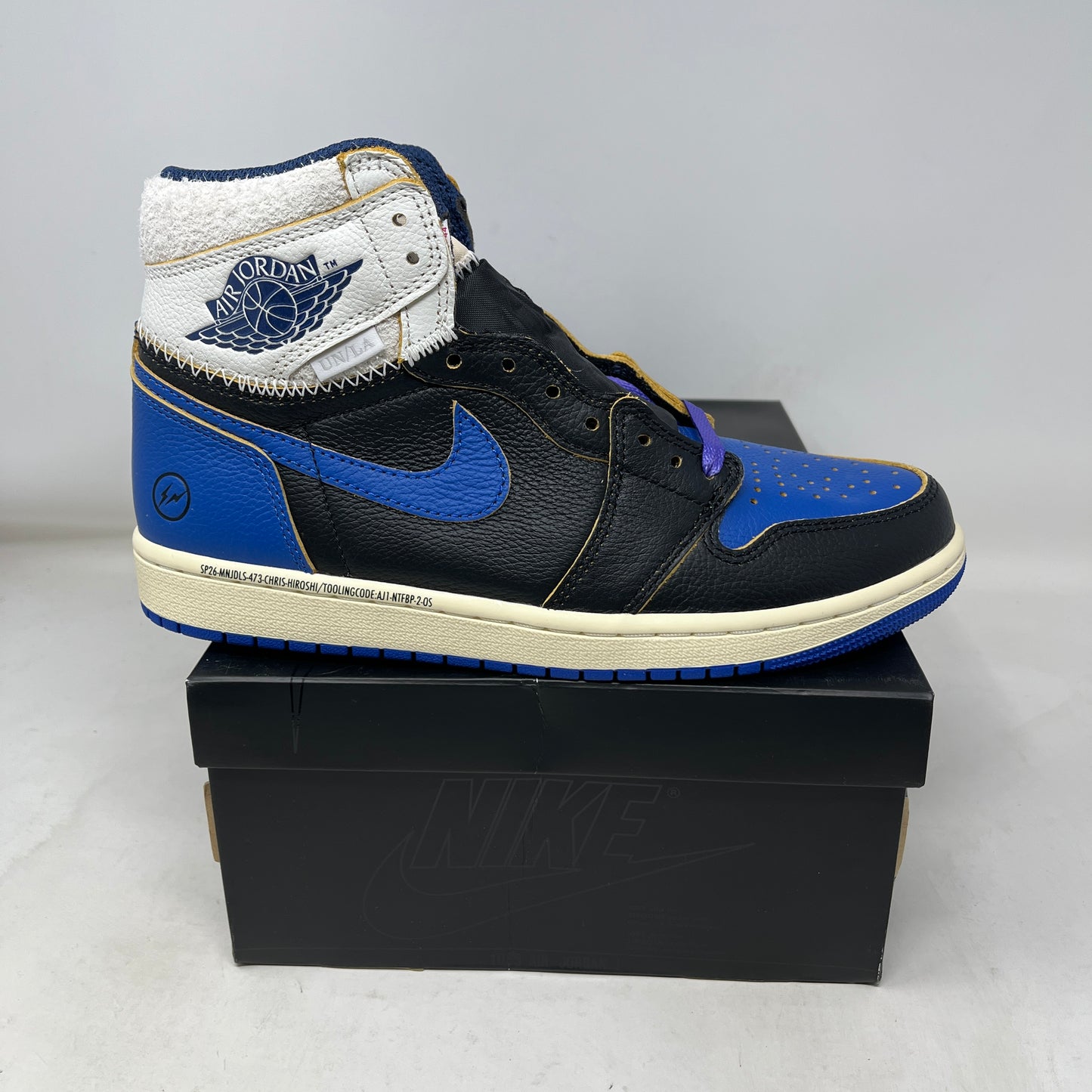 Jordan 1 Retro High OG SP Fragment x Union LA Sport Royal