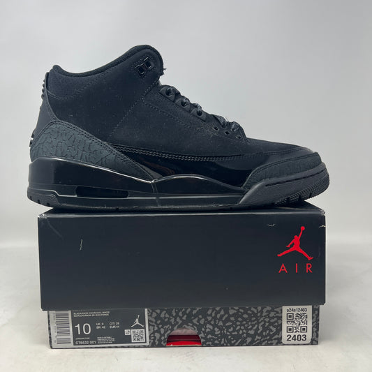 Jordan 3 Retro Black Cat (2025) Used
