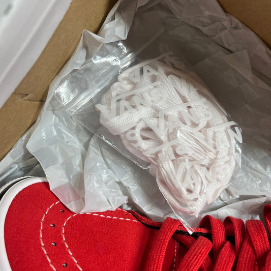 Vans Skate Grosso Mid Supreme Monogram S Logo Red