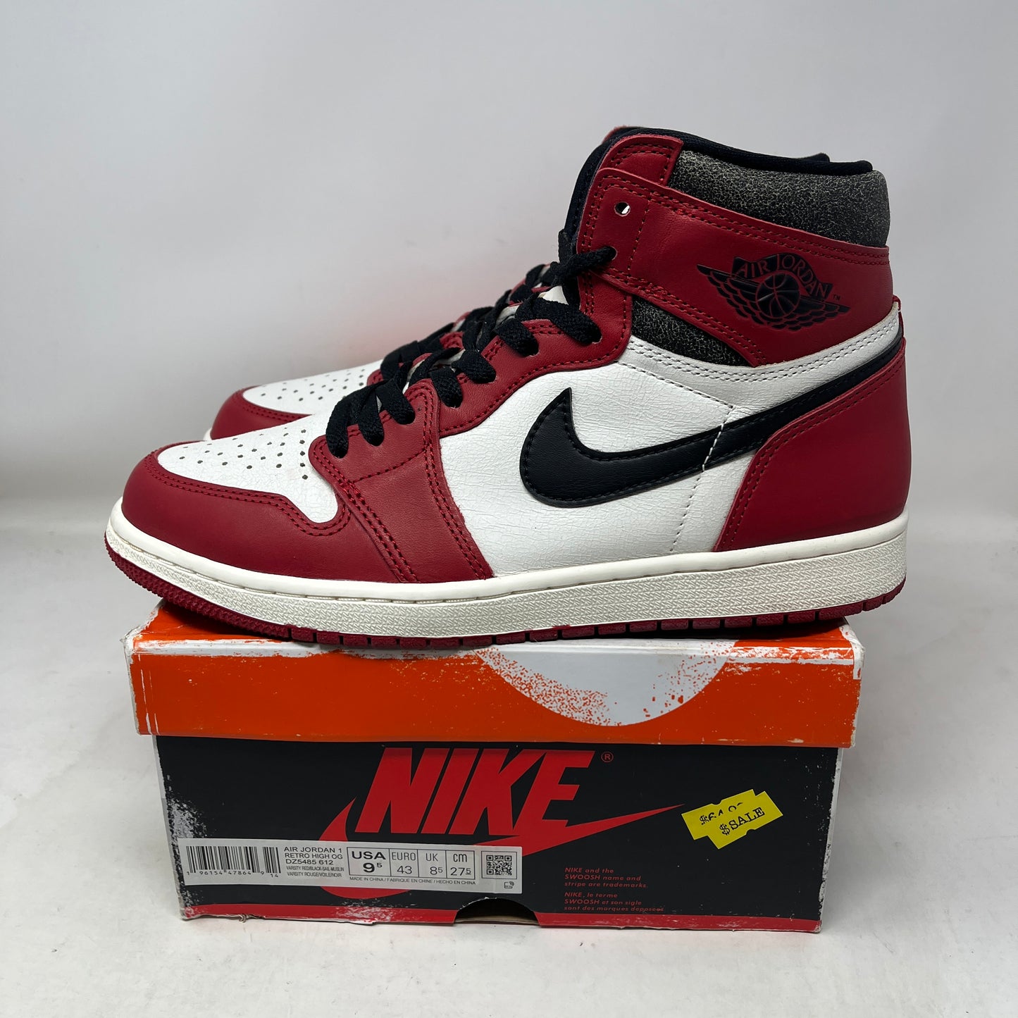 Jordan 1 Retro High OG Chicago Lost and Found Used