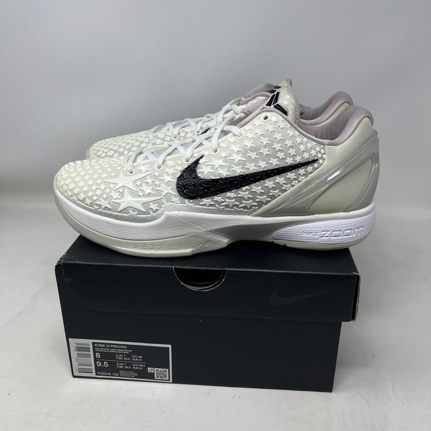 Nike Kobe 6 Protro Sail All-Star Used