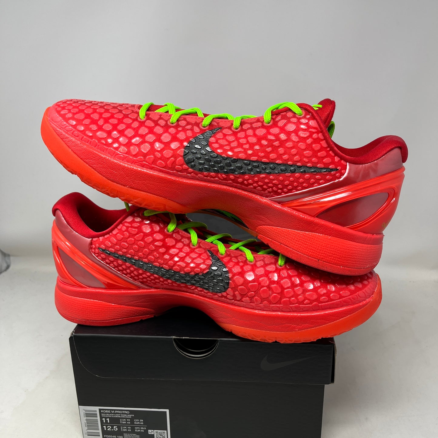 Nike Kobe 6 Protro Reverse Grinch Used