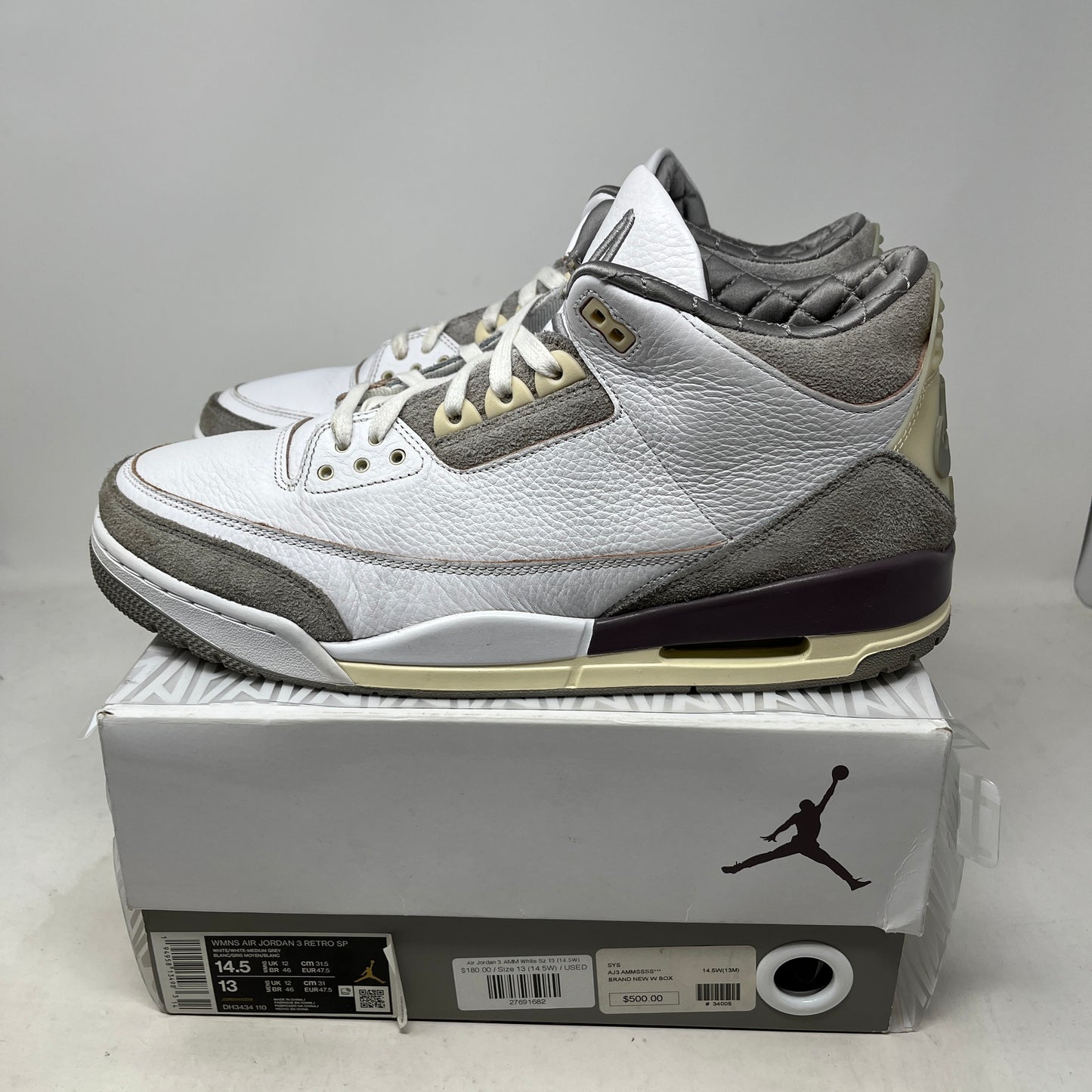 Jordan 3 Retro SP A Ma Maniére (Women's) Used