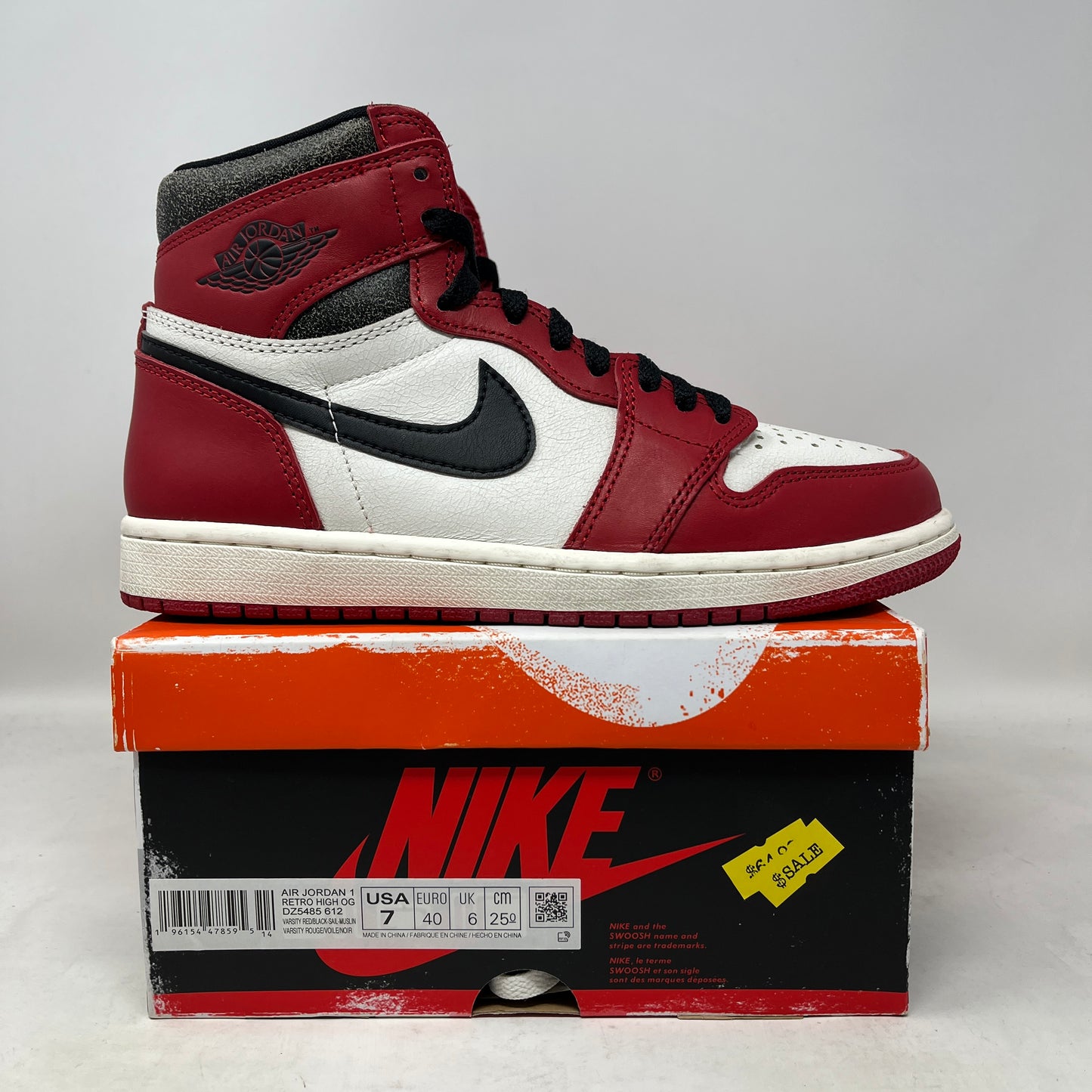 Jordan 1 Retro High OG Chicago Lost and Found Used