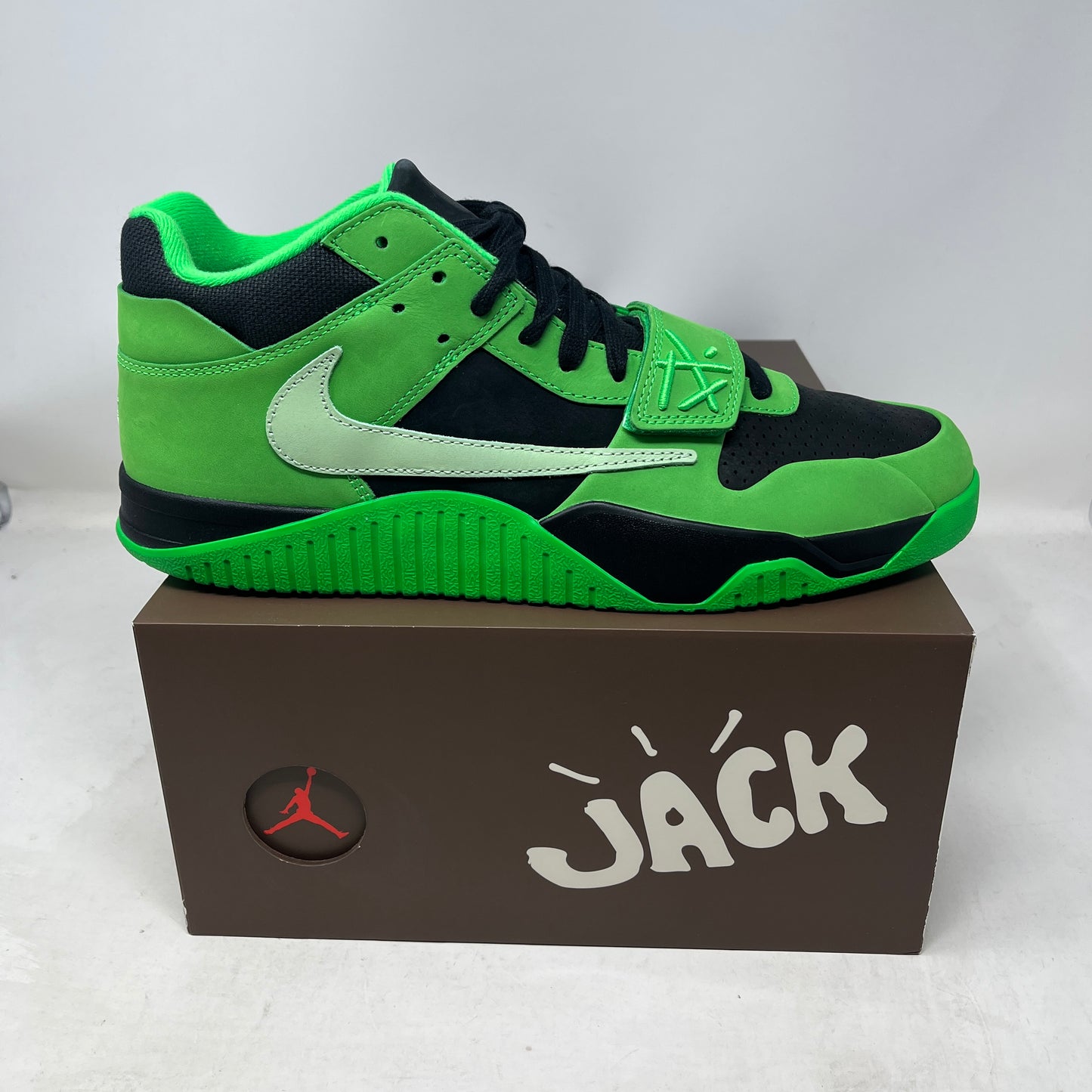 Jordan CJ1 T-Rexx Travis Scott Green Spark
