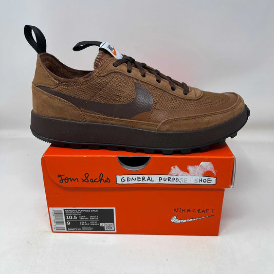 NikeCraft General Purpose Shoe Tom Sachs Field Brown on orange NikeCraft box