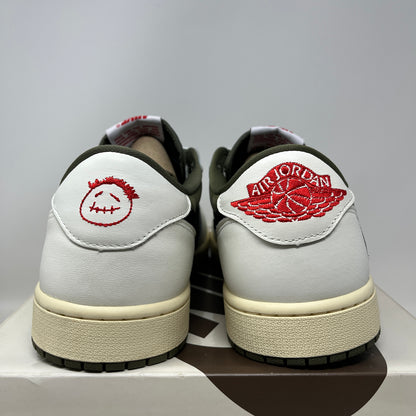 Jordan 1 Retro Low OG SP Travis Scott Medium Olive Used