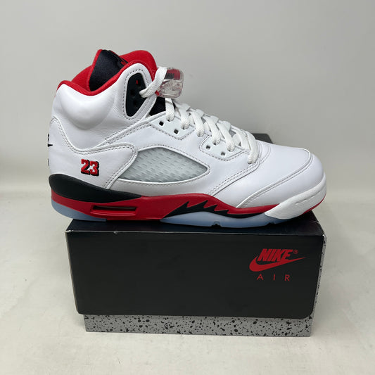 Jordan 5 Retro Fire Red Black Tongue (2025) (GS)