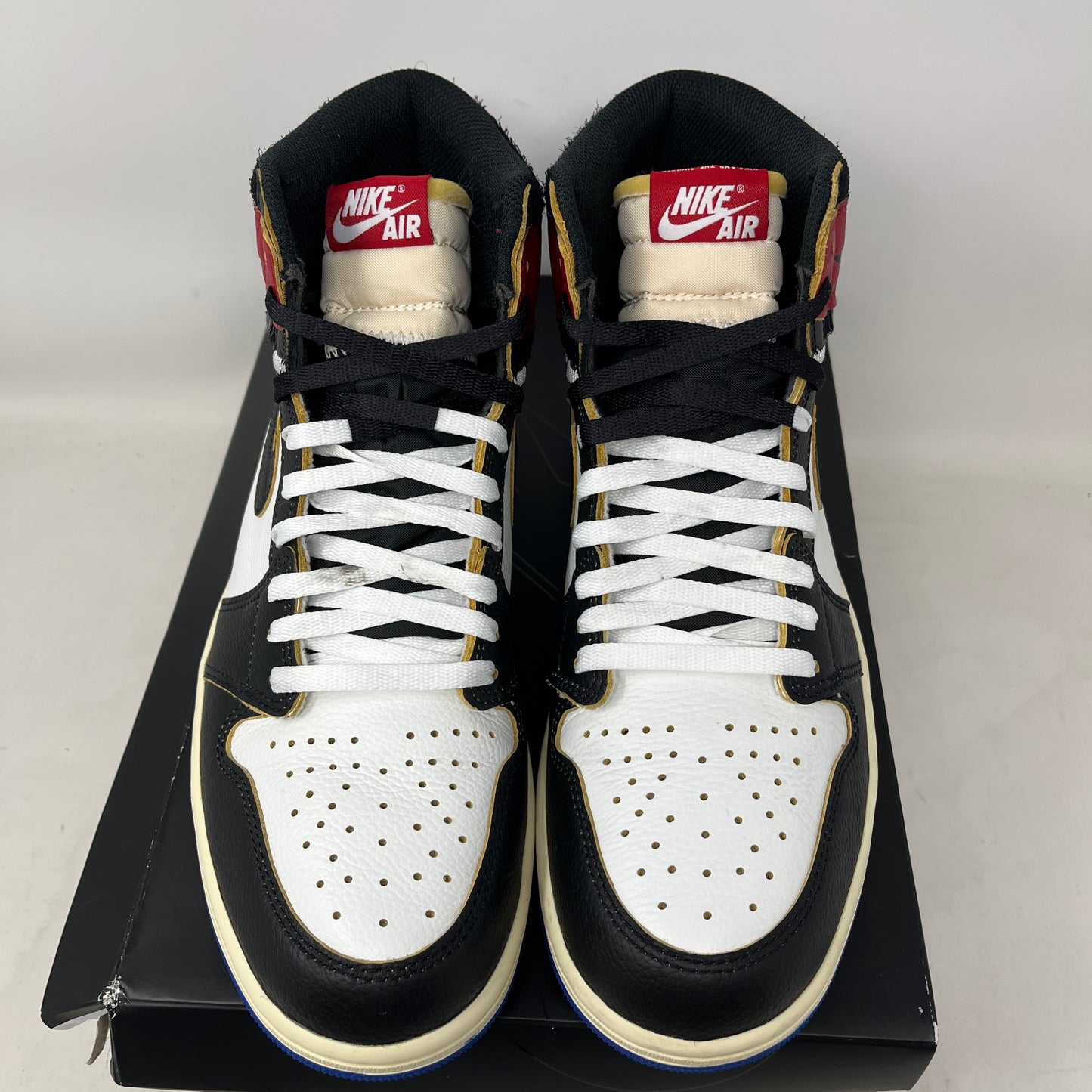 Jordan 1 Retro High OG SP Fragment x Union LA Varsity Red Sport Royal Used