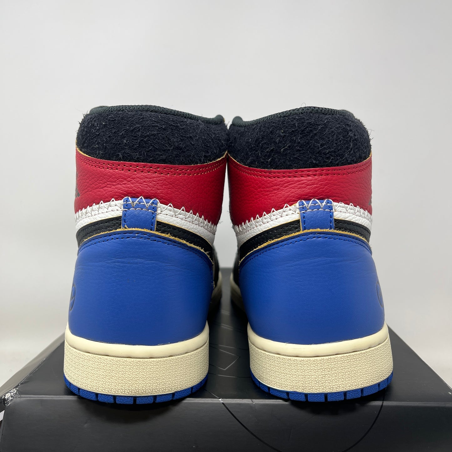 Jordan 1 Retro High OG SP Fragment x Union LA Varsity Red Sport Royal Used