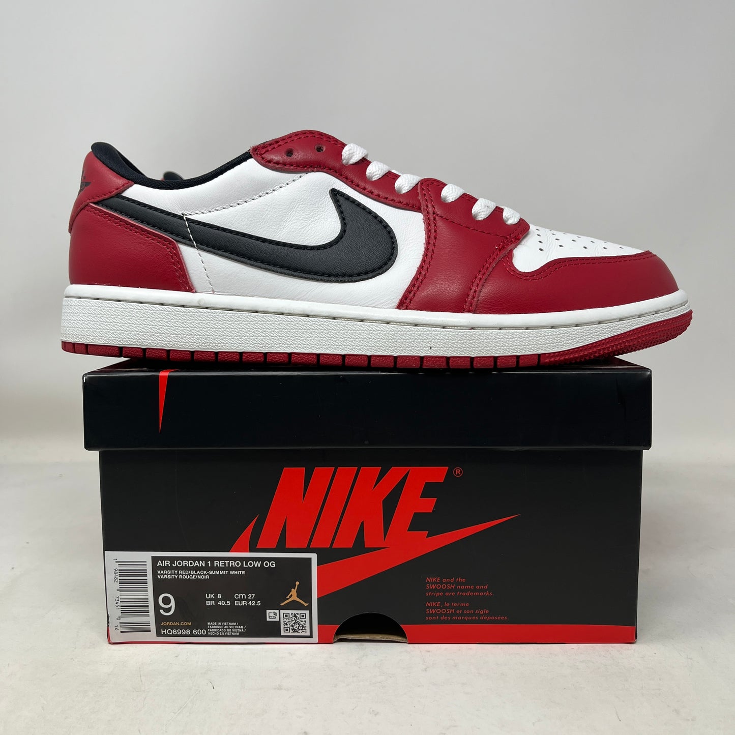 Jordan 1 Retro Low OG Chicago (2025) Used