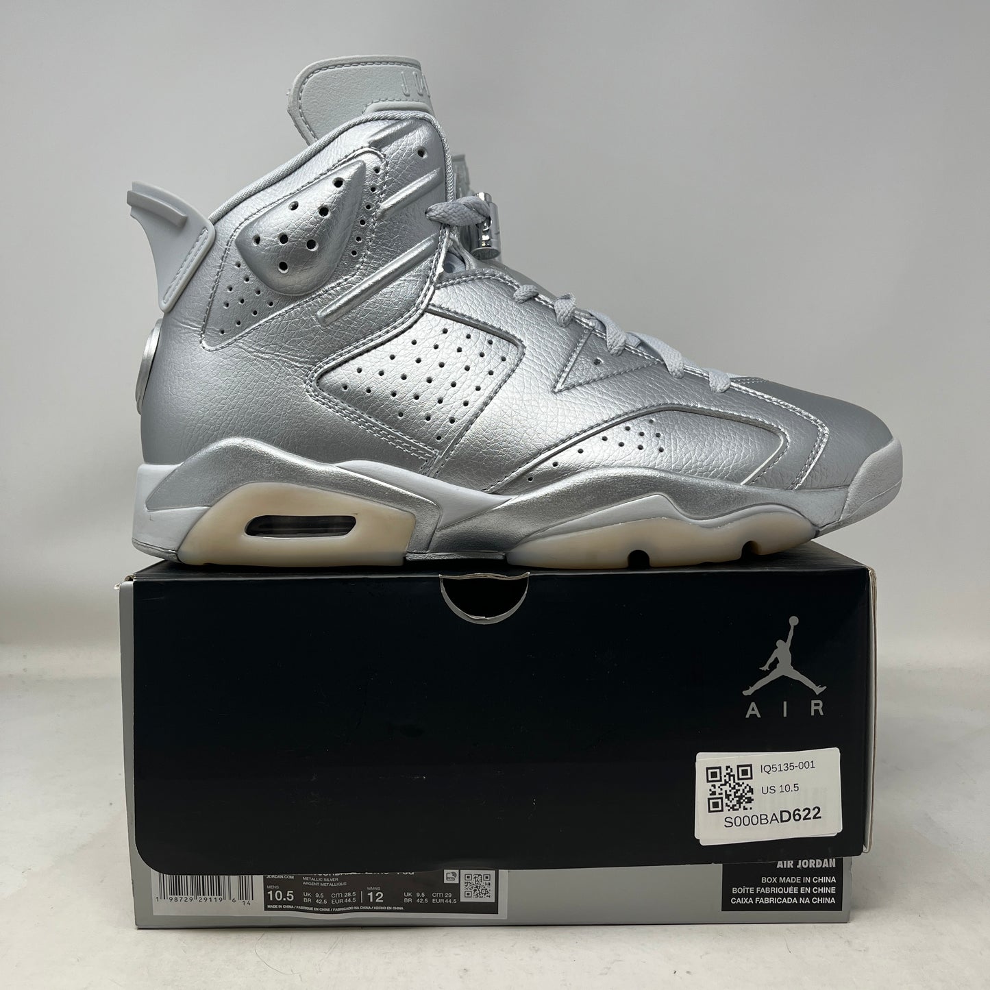 Jordan 6 Retro PSG Paris Saint-Germain Silver