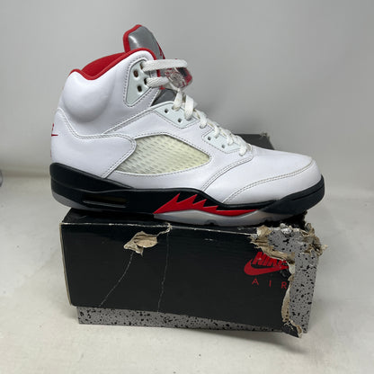 Jordan 5 Retro Fire Red Silver Tongue (2020)