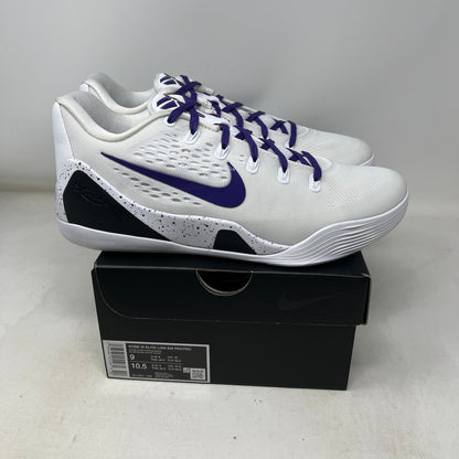Nike Kobe 9 Elite Low EM Protro White Court Purple Used