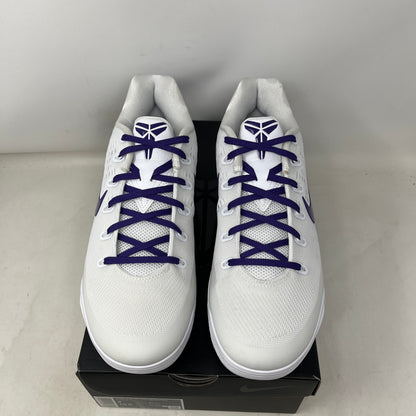 Nike Kobe 9 Elite Low EM Protro White Court Purple Used