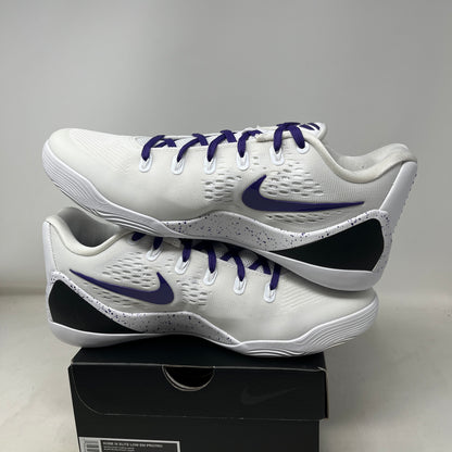 Nike Kobe 9 Elite Low EM Protro White Court Purple Used