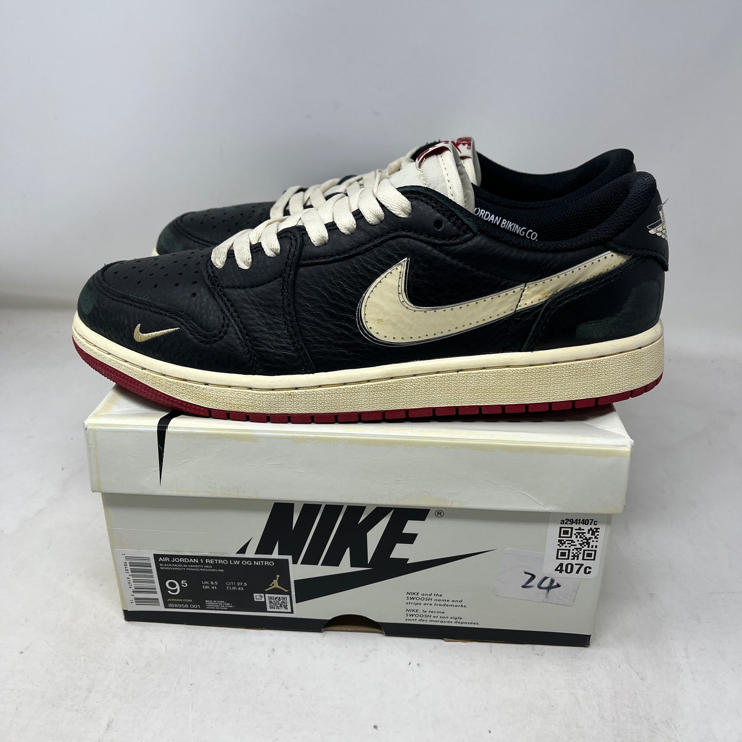 Jordan 1 Retro Low OG Nigel Sylvester Better With Time Used