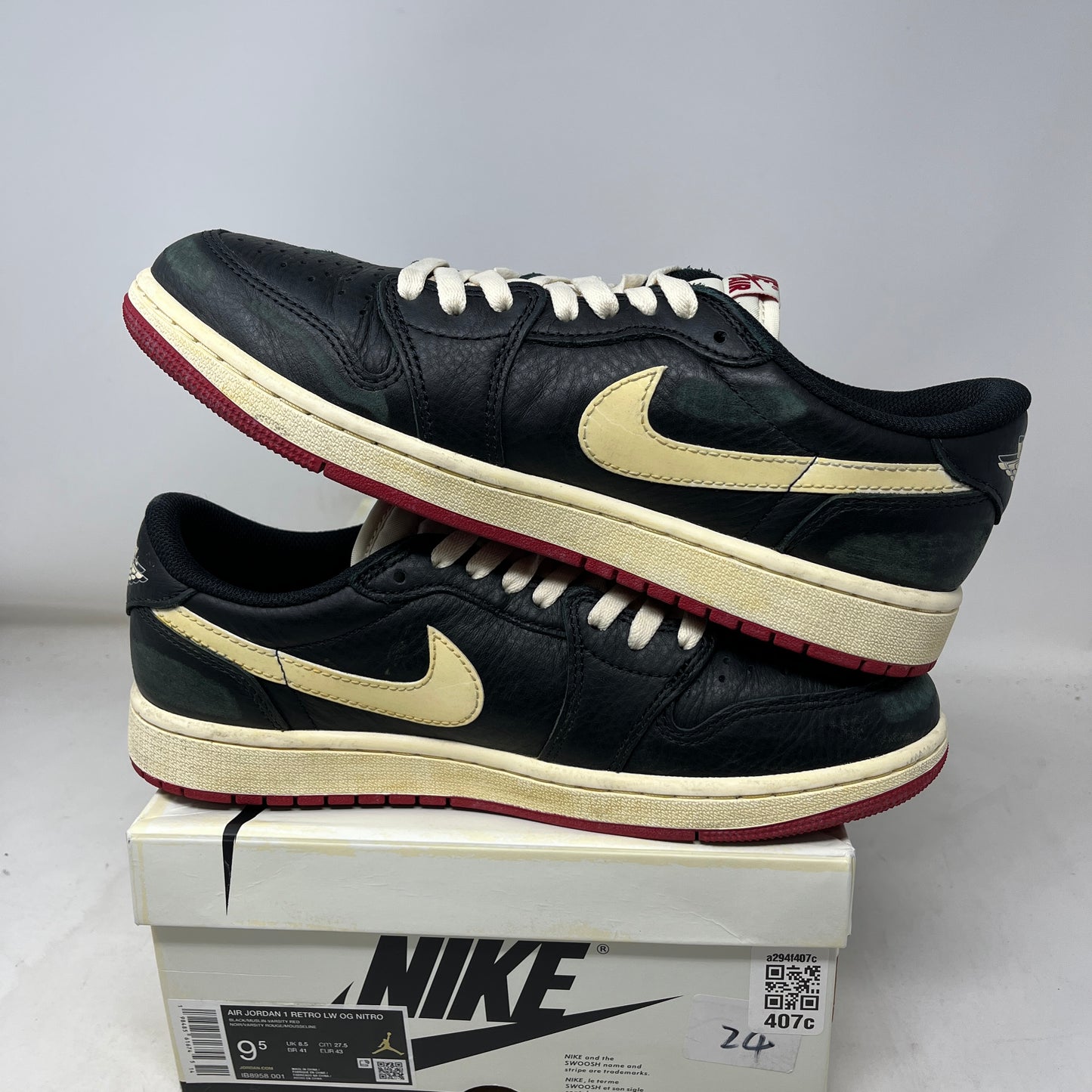 Jordan 1 Retro Low OG Nigel Sylvester Better With Time Used