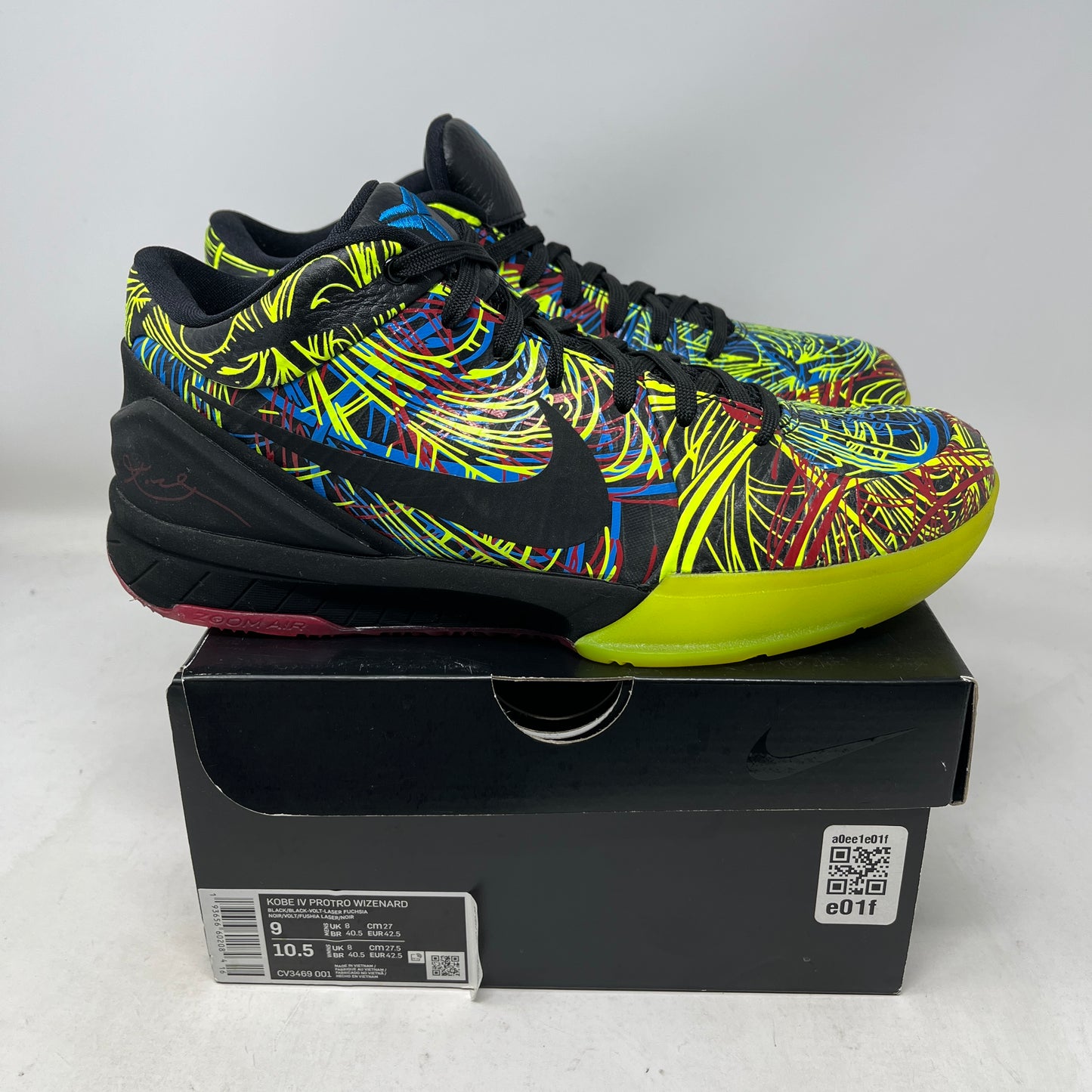 Nike Kobe 4 Protro Wizenard Used