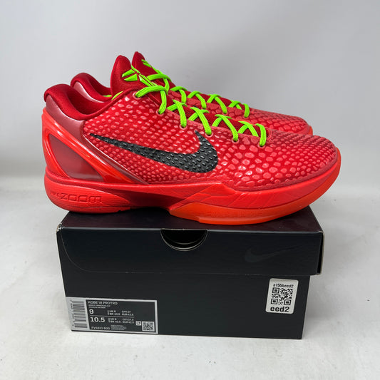 Nike Kobe 6 Protro Reverse Grinch Used