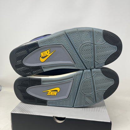 Jordan 4 Retro Lakers Used (Replacement Box)