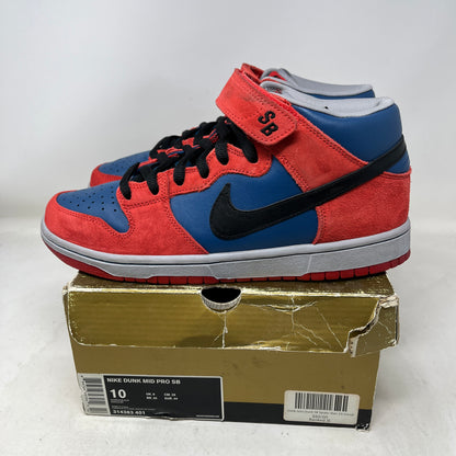 Nike SB Dunk Mid Spider Man Used