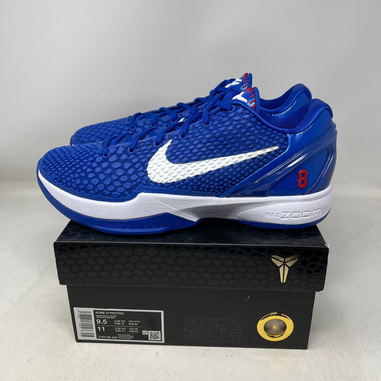 Nike Kobe 6 Protro Dodgers Used