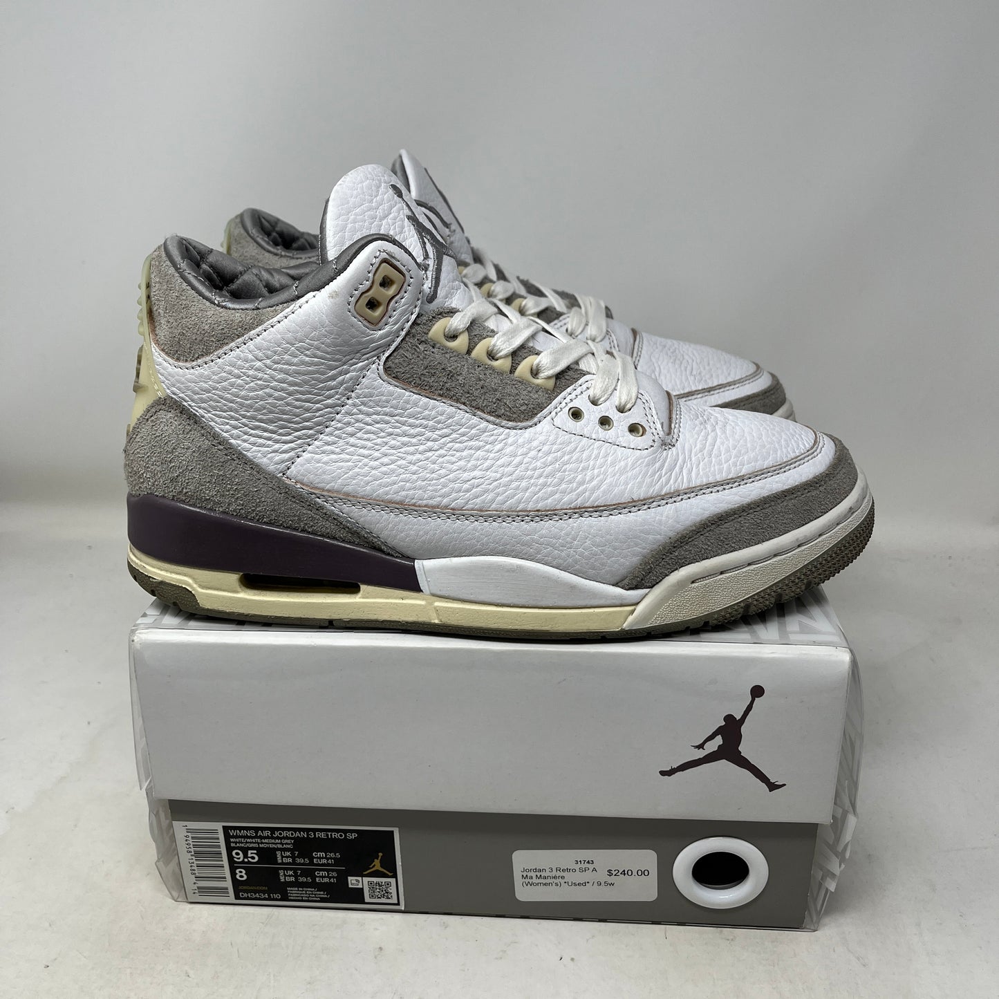 Jordan 3 Retro SP A Ma Maniére (Women's) Used