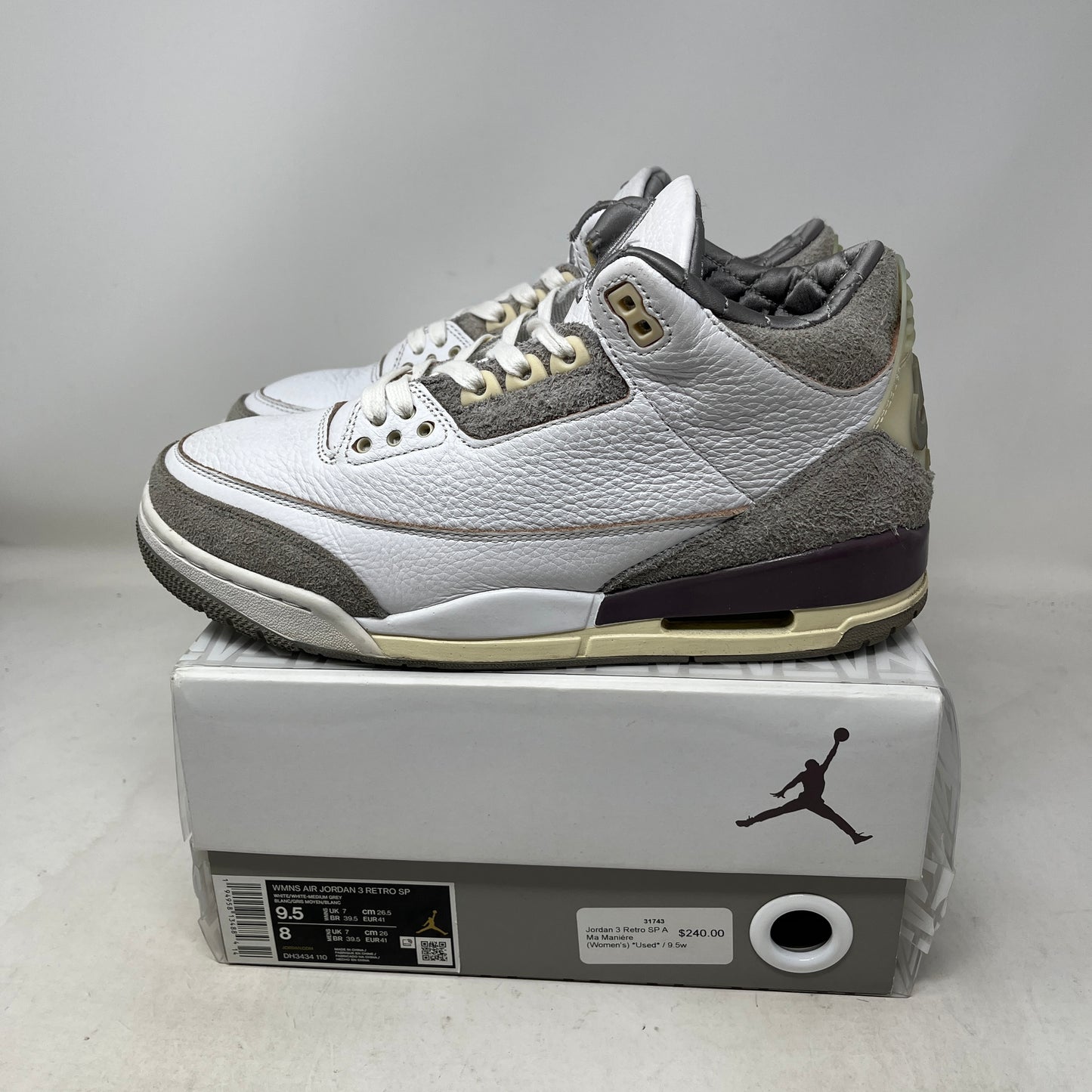 Jordan 3 Retro SP A Ma Maniére (Women's) Used