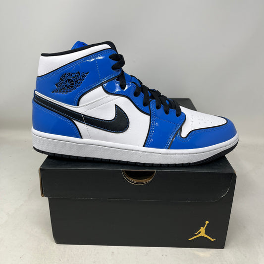 Jordan 1 Mid Signal Blue