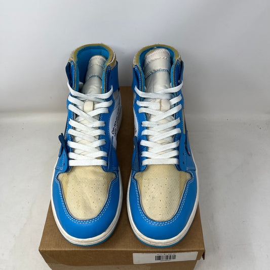 Jordan 1 Retro High Off-White University Blue Used (No Box) (Promo Sample)