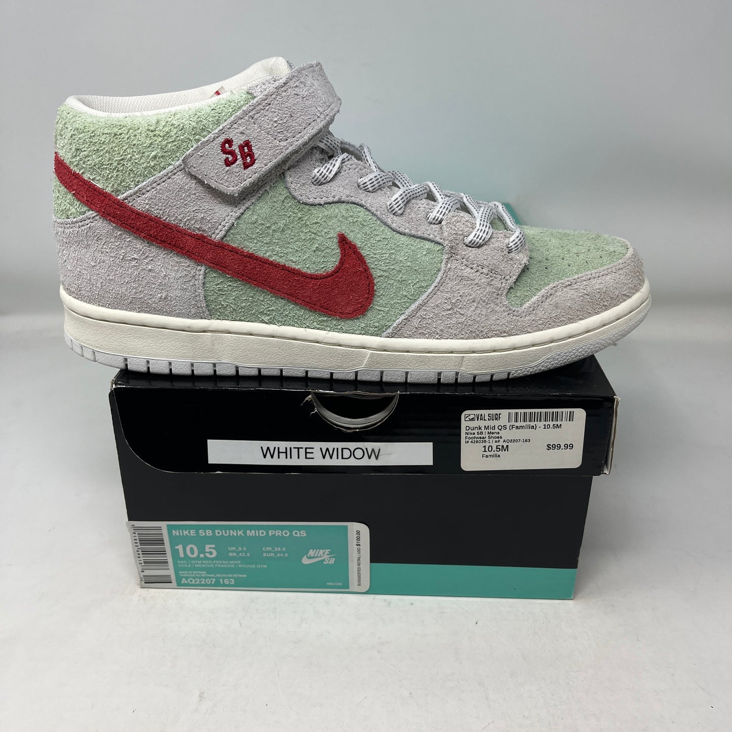 Nike SB Dunk Mid White Widow