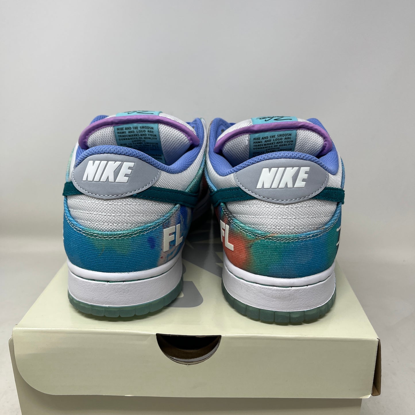 Nike SB Dunk Low Futura Laboratories Bleached Aqua Used
